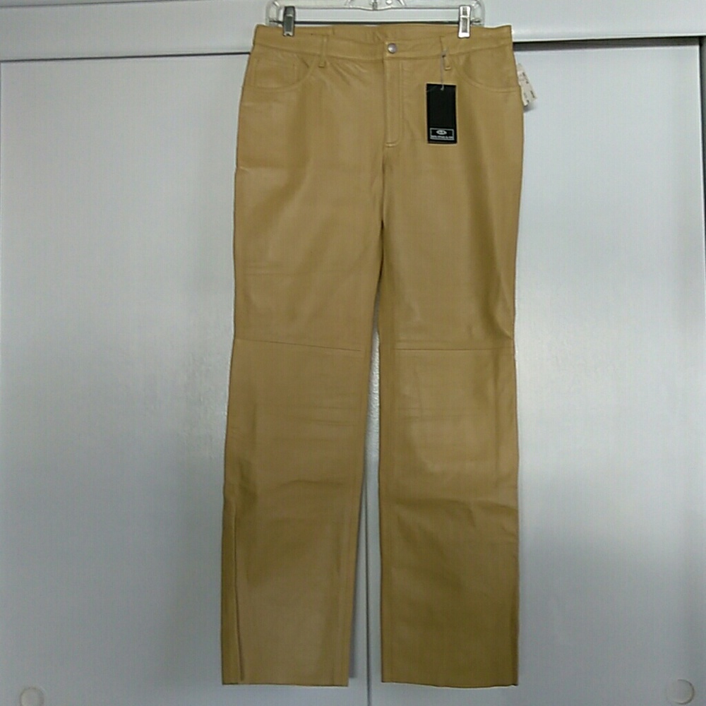 Big Star Camel Leather Flirt Jeans